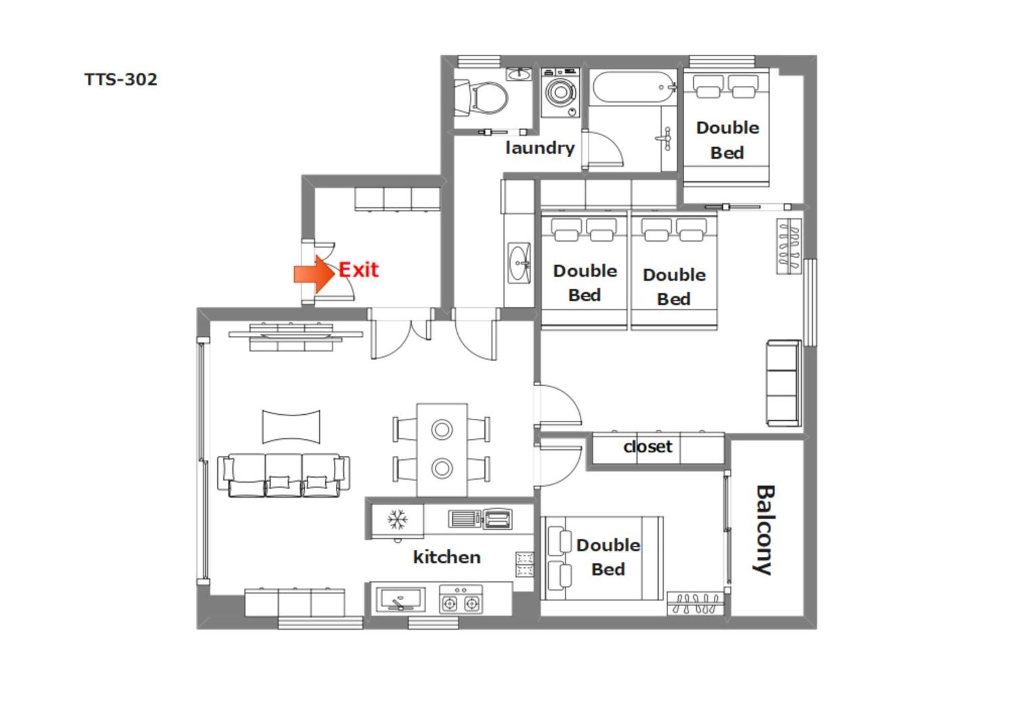 豊月荘 Toyotsuki Apartment Осака Екстериор снимка